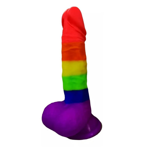 Consolador Arcoiris Pride Silicona Pene